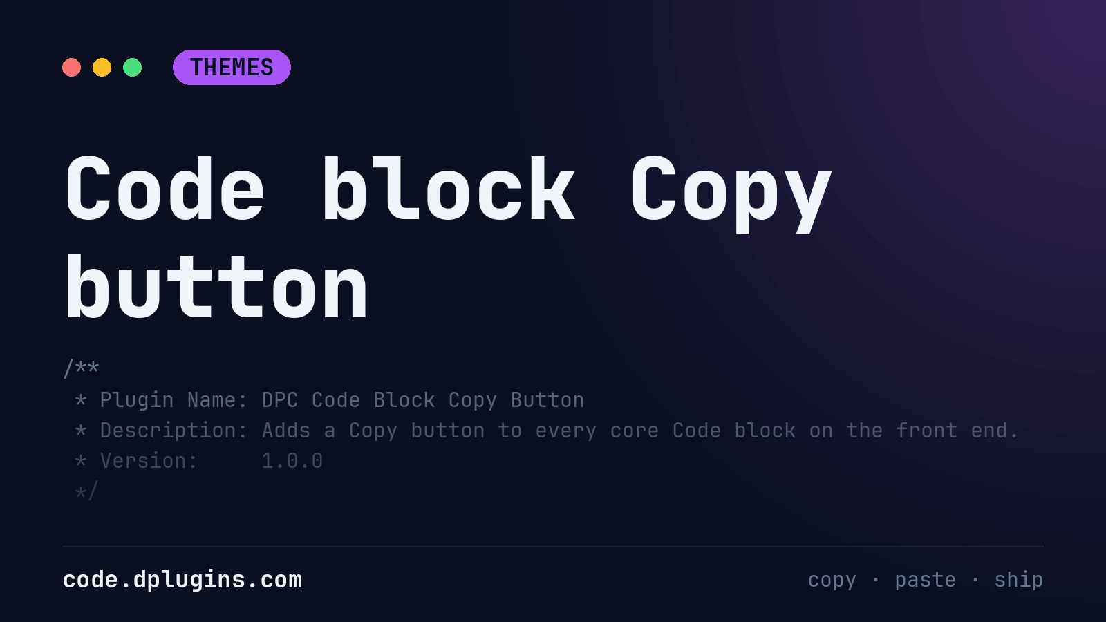 Add a Copy Button to Every Code Block in WordPress